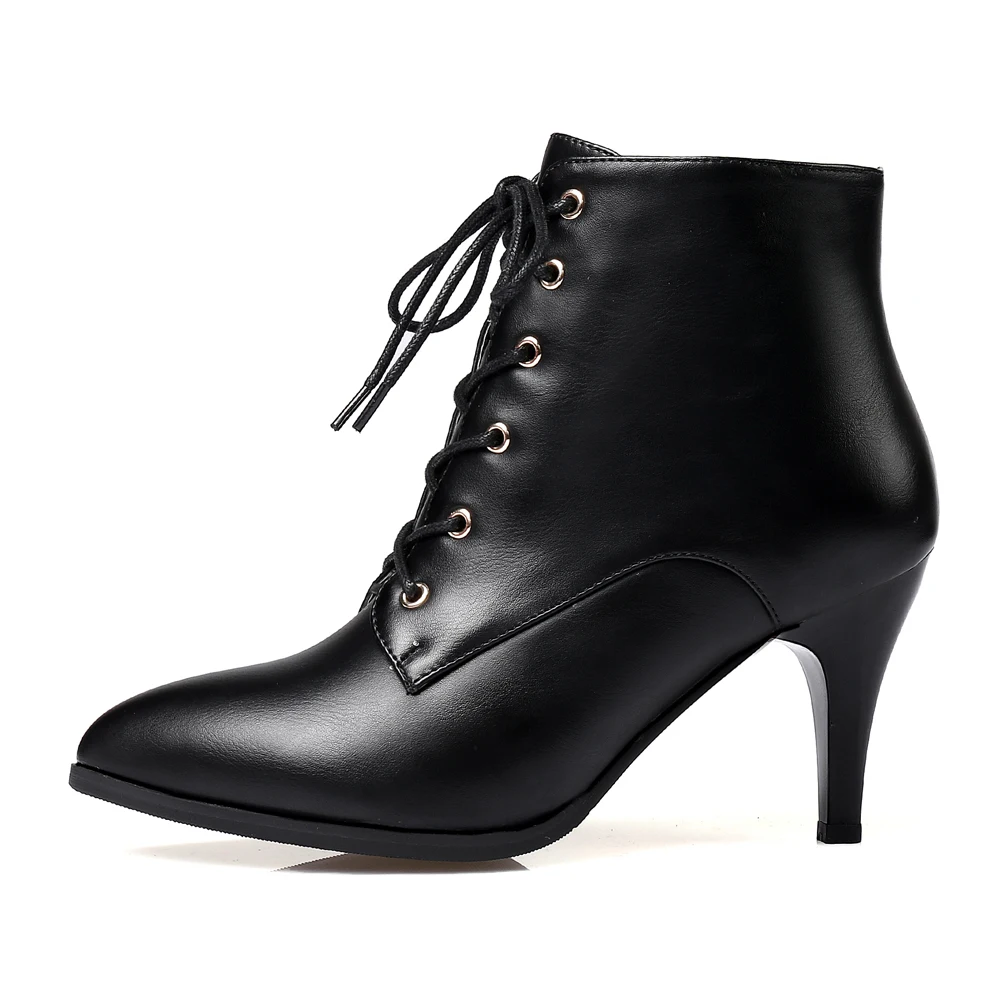 USS Shoes Luisa Women's Lace-Up Ankle Boots - Luxuryurbanwear