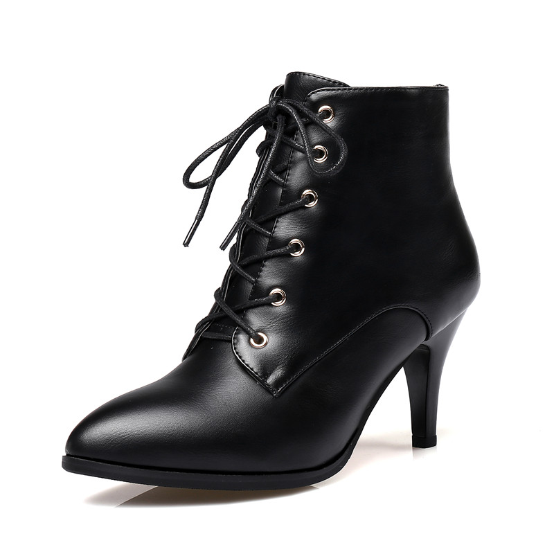 USS Shoes Luisa Women's Lace-Up Ankle Boots - Luxuryurbanwear