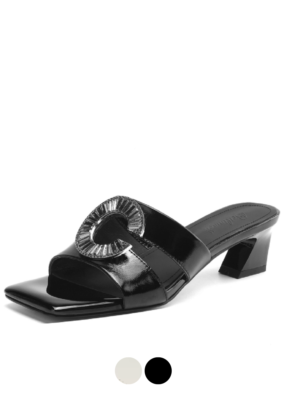 USS Shoes Luisa Women's Leather Metal Decoration Rhinestone Sandals - Luxuryurbanwear