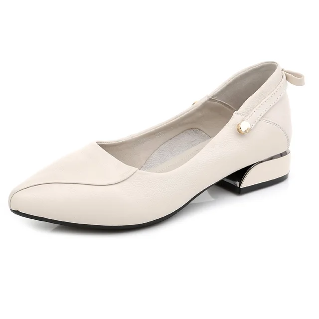 USS Shoes Lupe Women's Low-Heel Dress Pumps - Luxuryurbanwear
