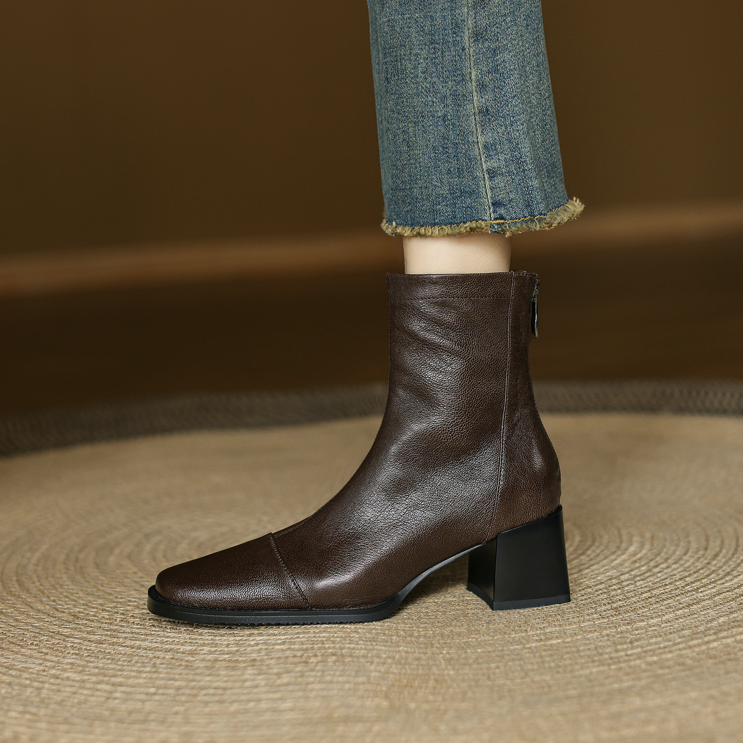 USS Shoes Maibe Women's Round Toe Ankle Boots - Luxuryurbanwear