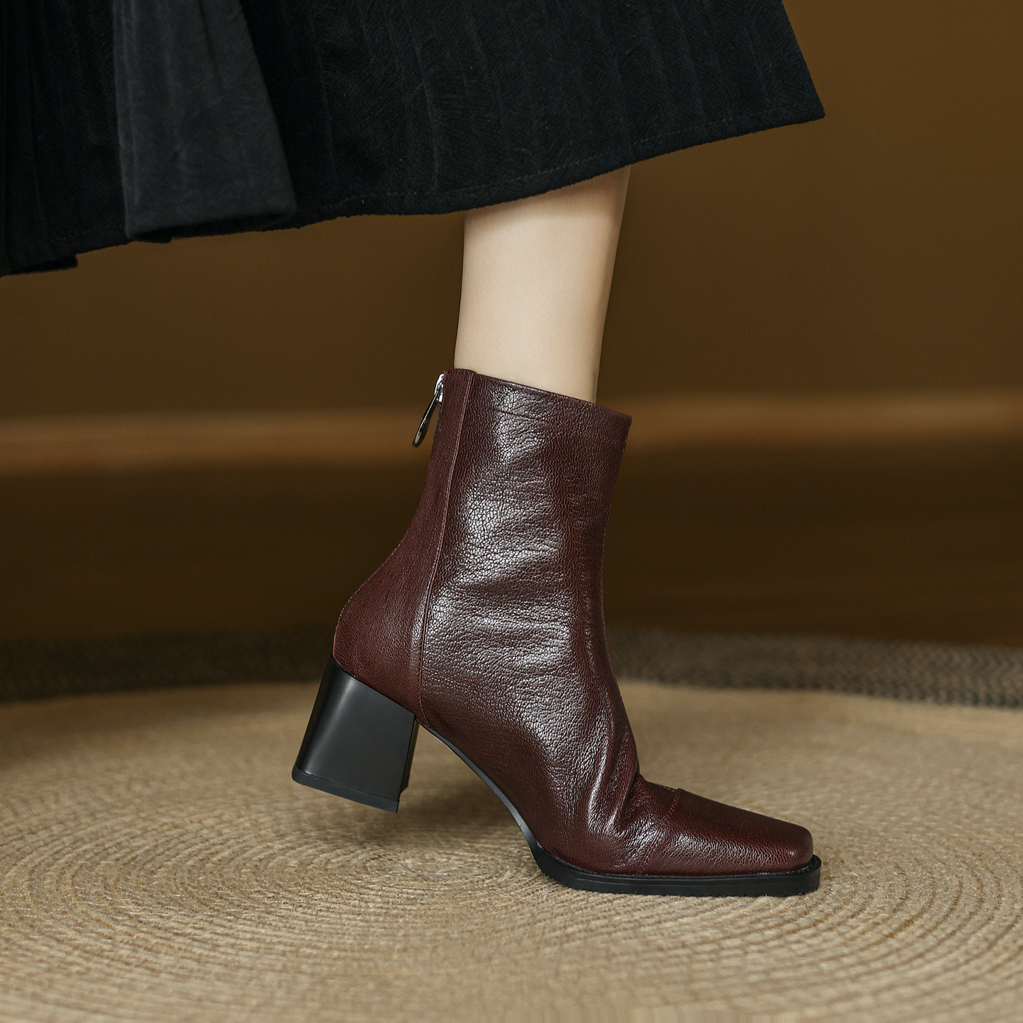 USS Shoes Maibe Women's Round Toe Ankle Boots - Luxuryurbanwear