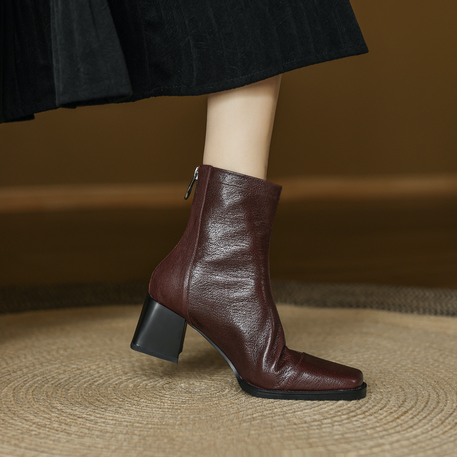 USS Shoes Maibe Women's Round Toe Ankle Boots - Luxuryurbanwear