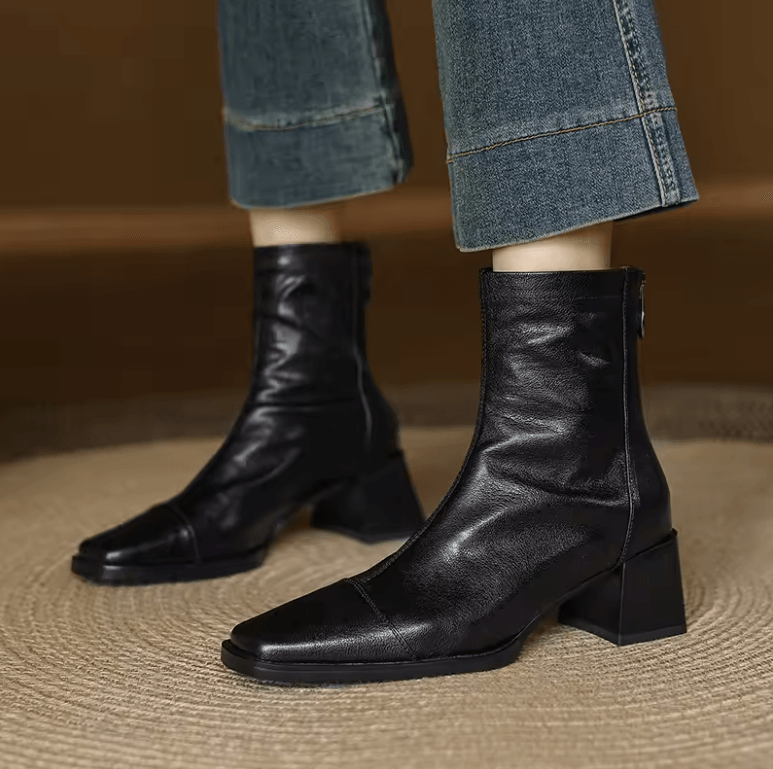 USS Shoes Maibe Women's Round Toe Ankle Boots