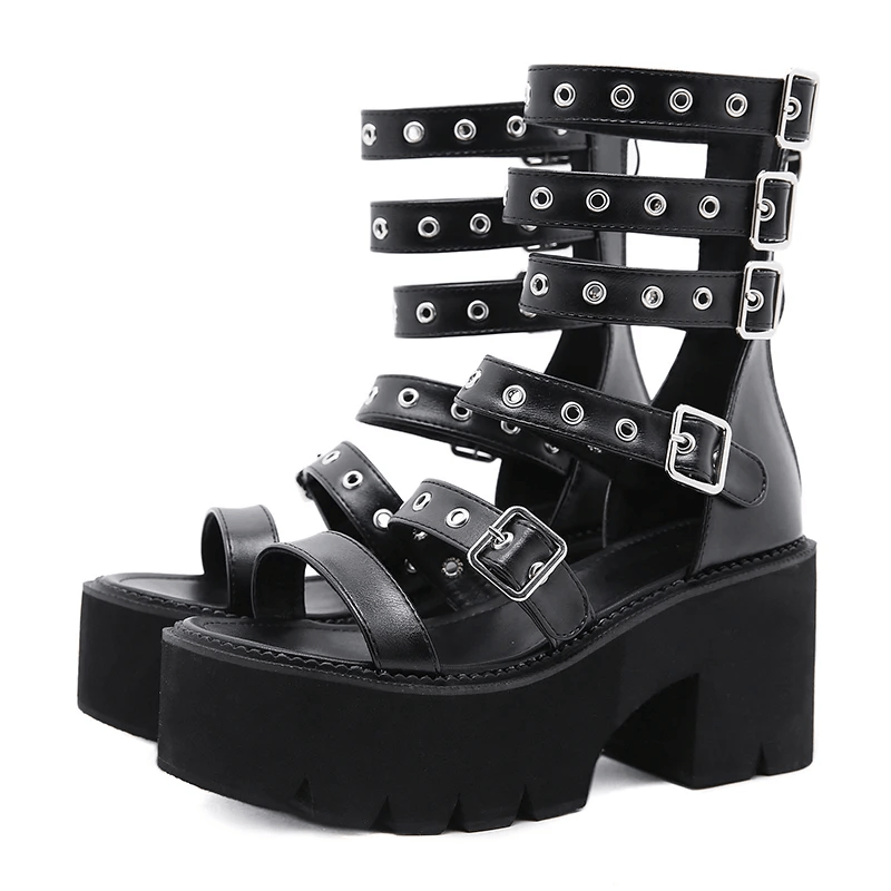 USS Shoes Maitte Women's Gothic Style Platform Sandal