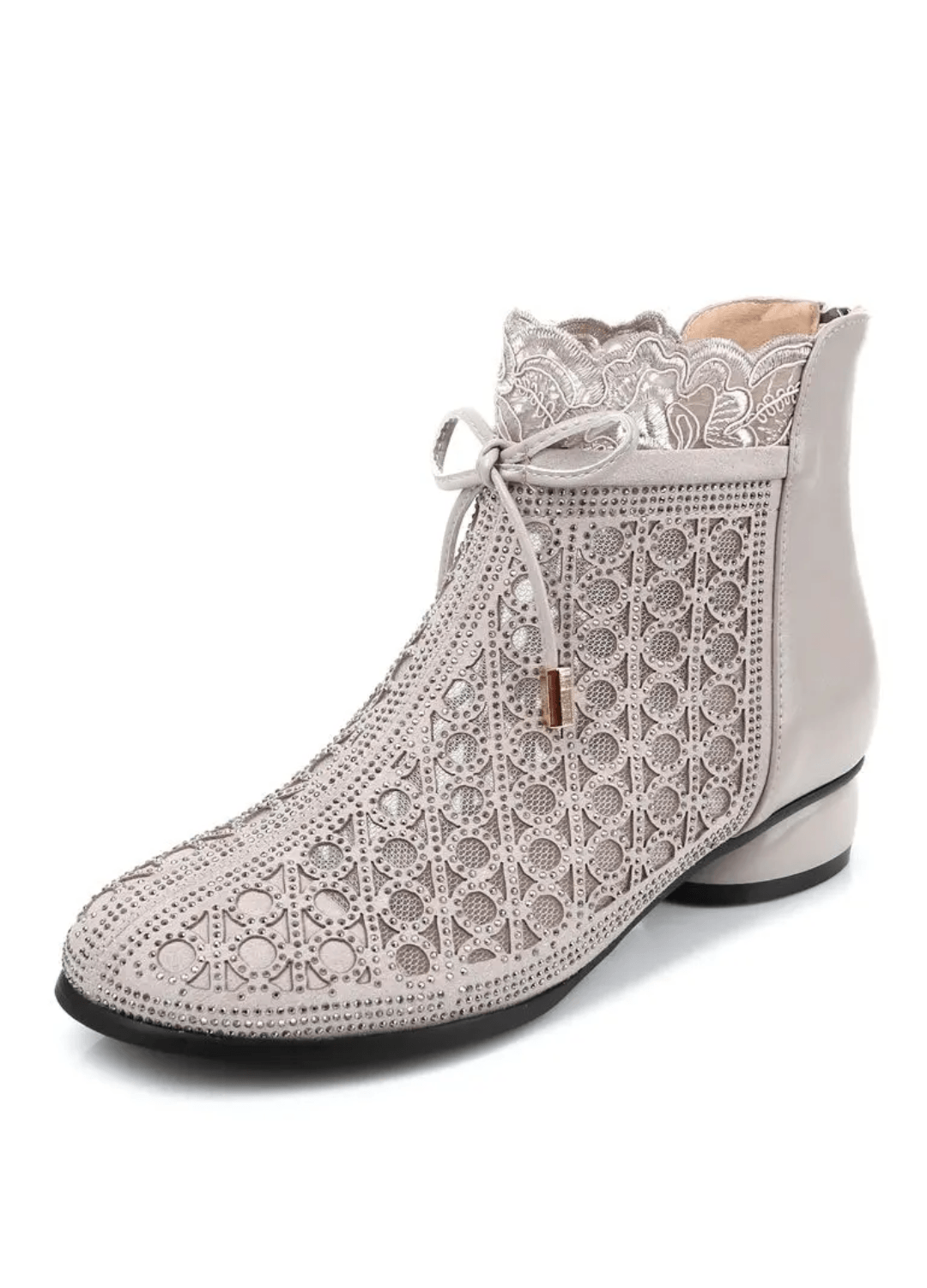 USS Shoes Manuela Women's Rhinestones Spring Ankle Boots