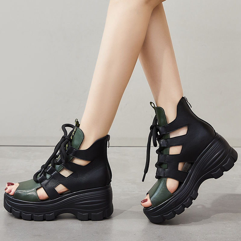 USS Shoes Margi Women's Open Toe Platform Sandals - Luxuryurbanwear