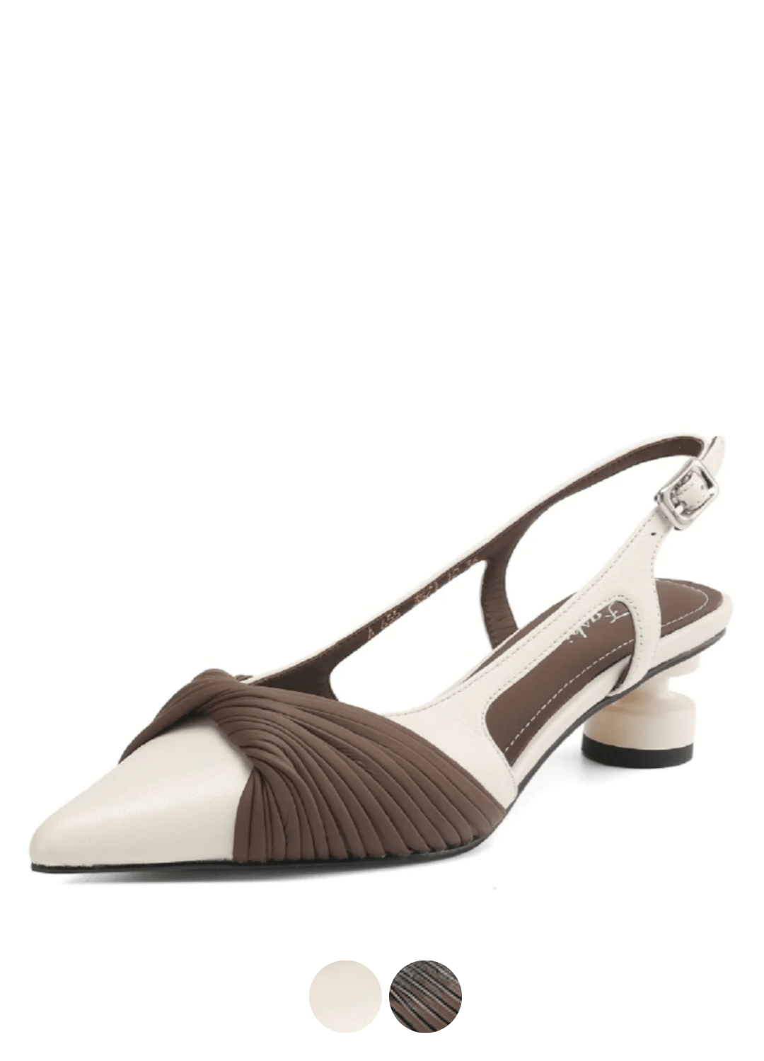 USS Shoes Marina Women's Leather Mid Heel Dress Sandals