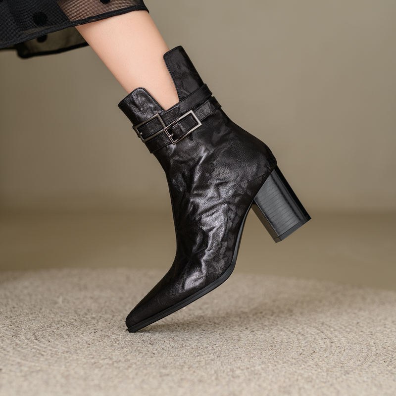 USS Shoes Marly Women's Side Zipper Ankle Boots - Luxuryurbanwear
