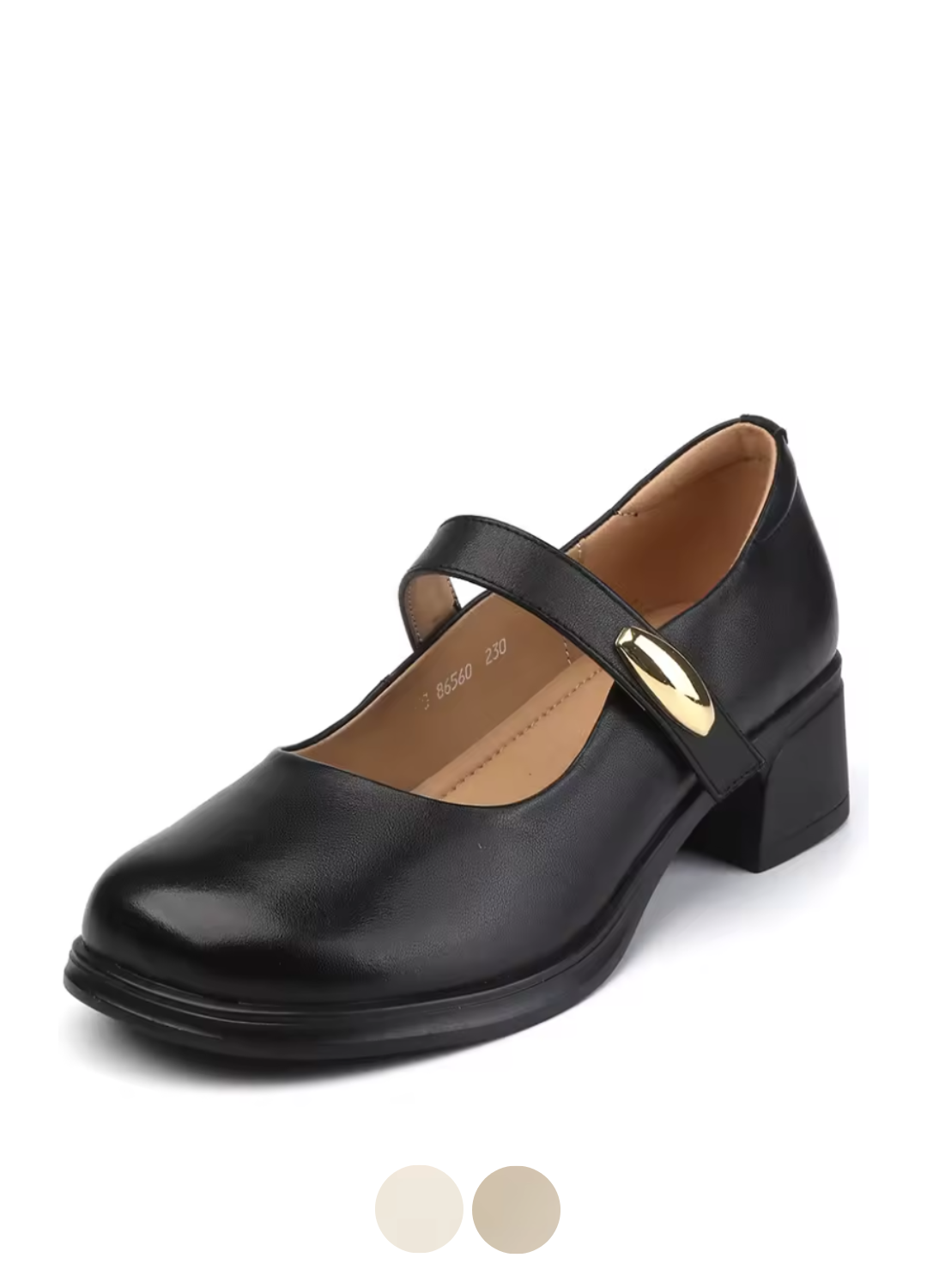 USS Shoes Mary Jane Women's Leather Pumps - Luxuryurbanwear