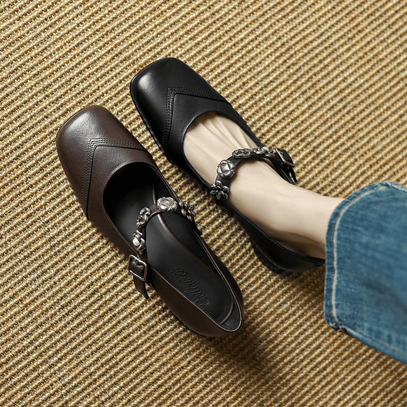USS Shoes Mary Women's Comfortable Classic Leather Pumps