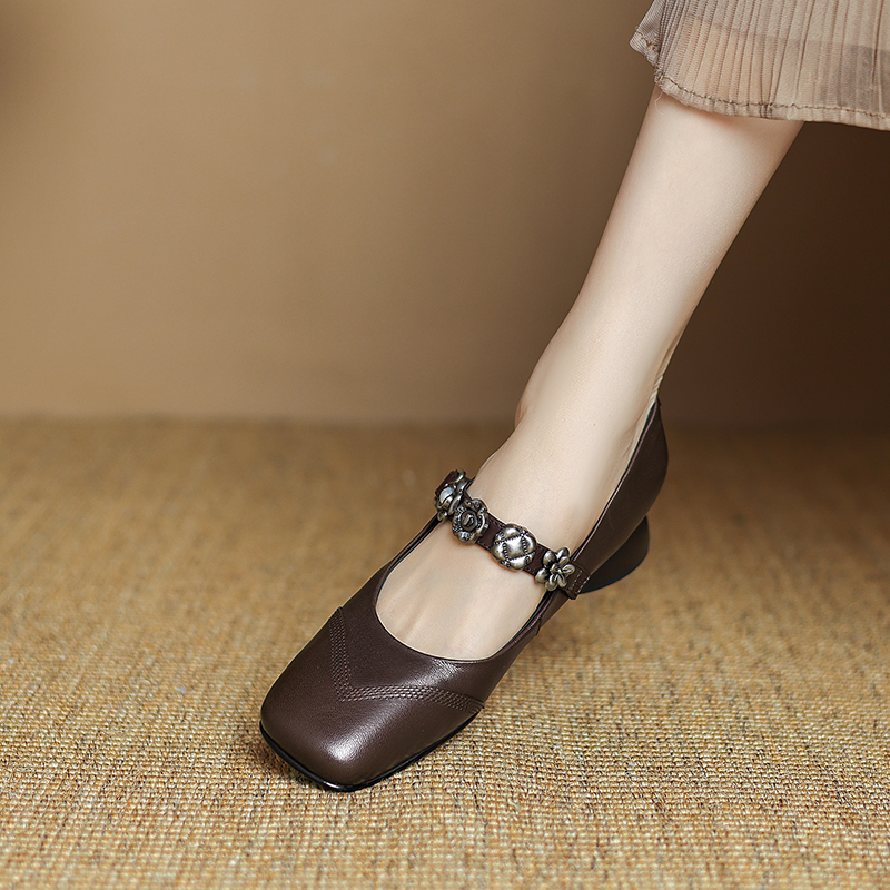USS Shoes Mary Women's Comfortable Classic Leather Pumps - Luxuryurbanwear