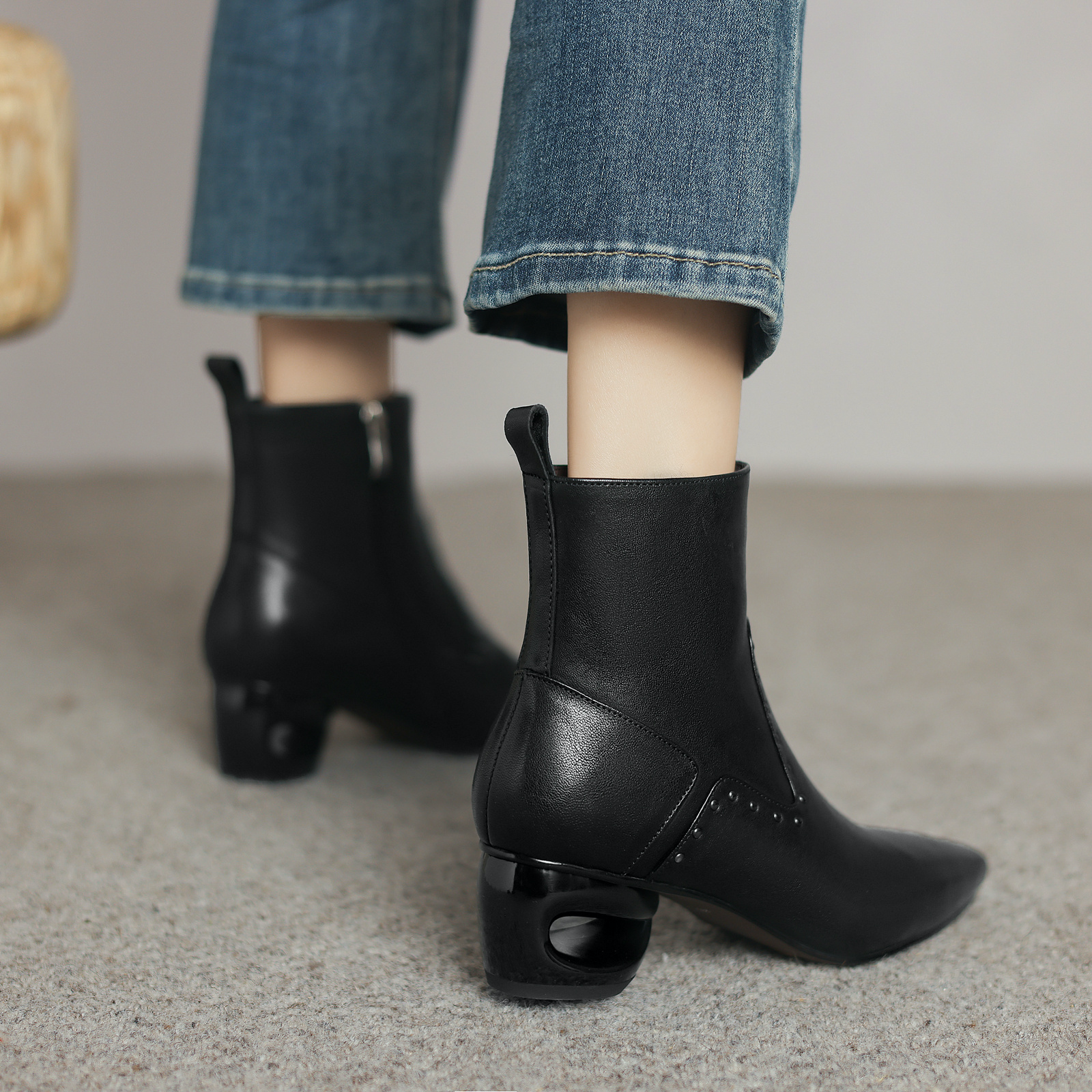 USS Shoes Mary Women's Pointed Toe Ankle Boots - Luxuryurbanwear