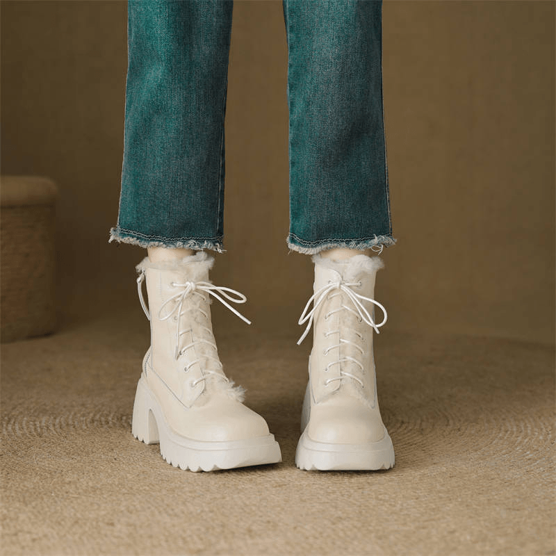 USS Shoes Matilde Women's Snow Leather Ankle Boots