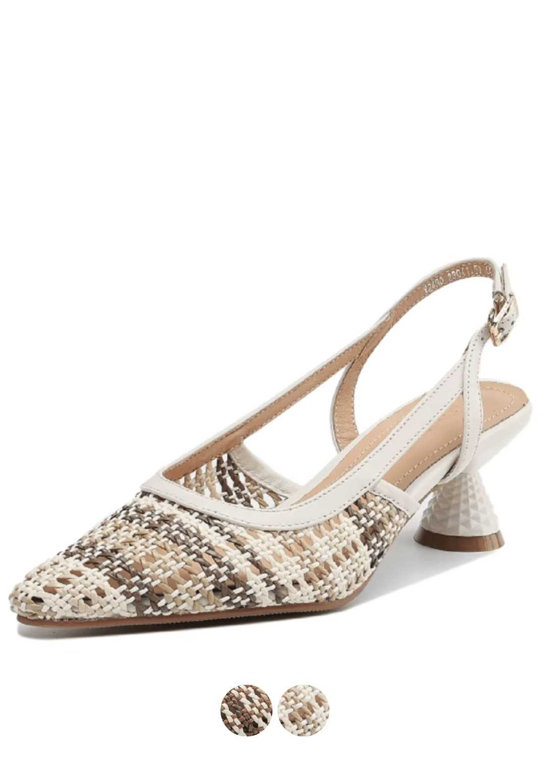 USS Shoes Mechy Women's Pointed Toe Woven Leather Sandals