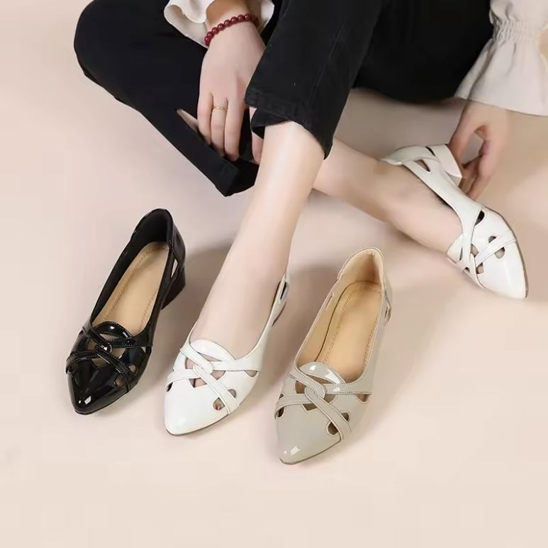 USS Shoes Melani Women's Pointed Toe Medium Heel Pumps - Luxuryurbanwear