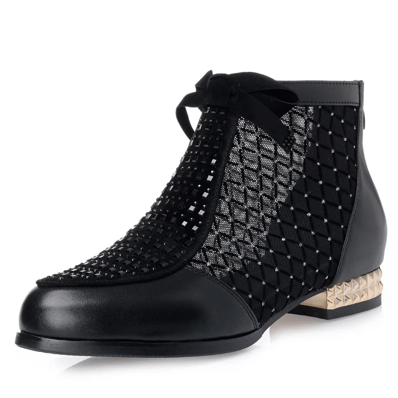 USS Shoes Melina Women's Hollow Mesh Ankle Boots