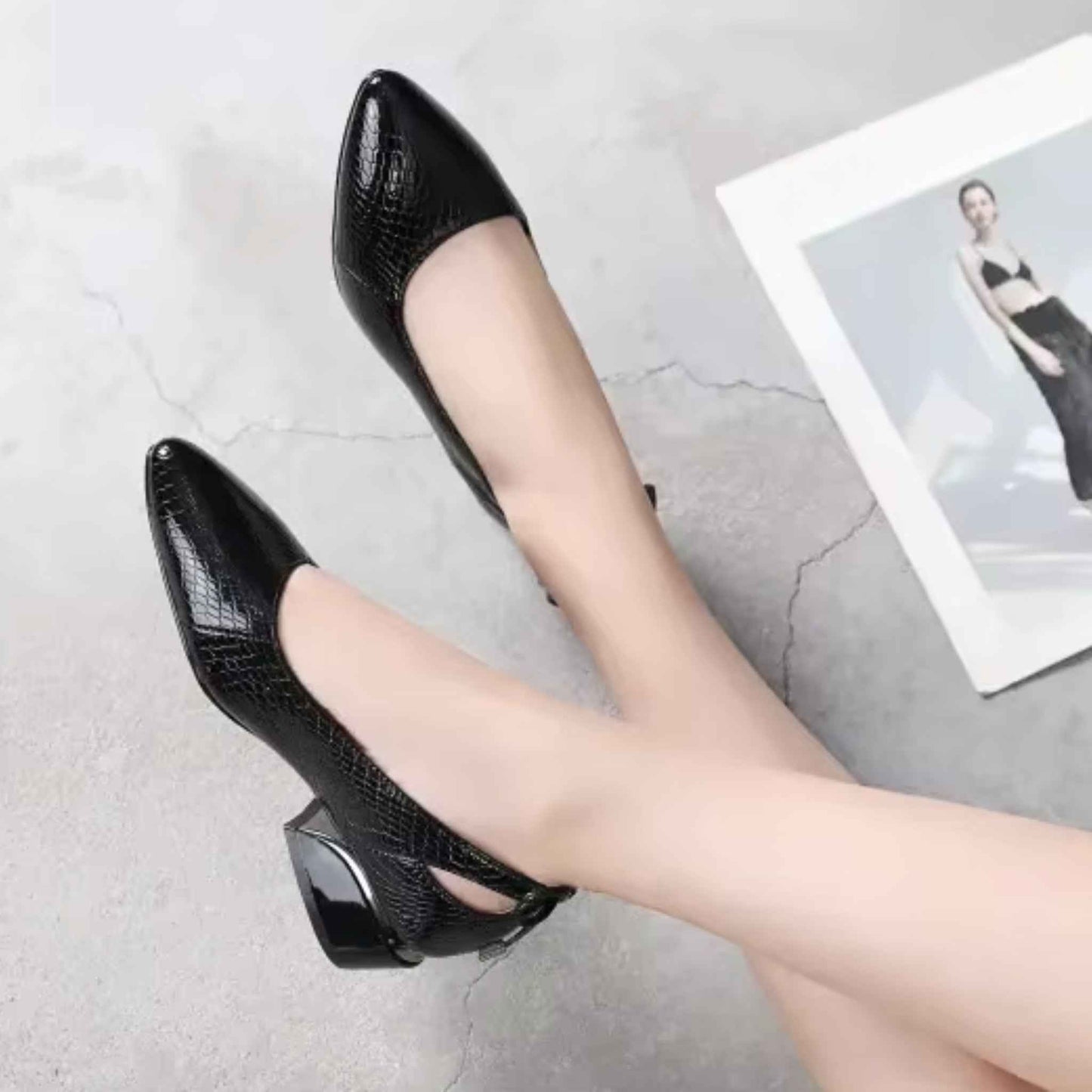 USS Shoes Merly Women's Pumps Sale Drop Black (Size 6.5)