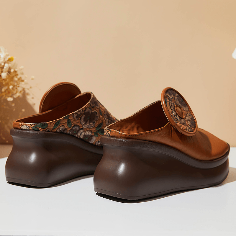 USS Shoes Michelle Women's Platform Wedges Clogs