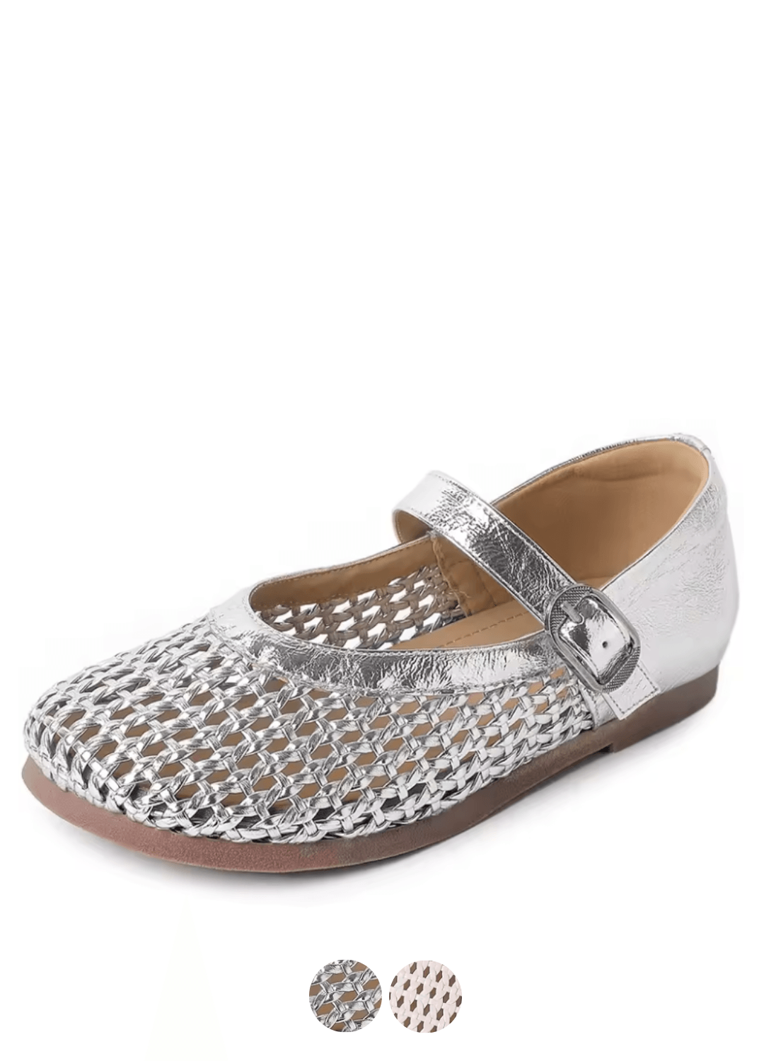 USS Shoes Milvia Women's Hollow Leather Round Toe Flats