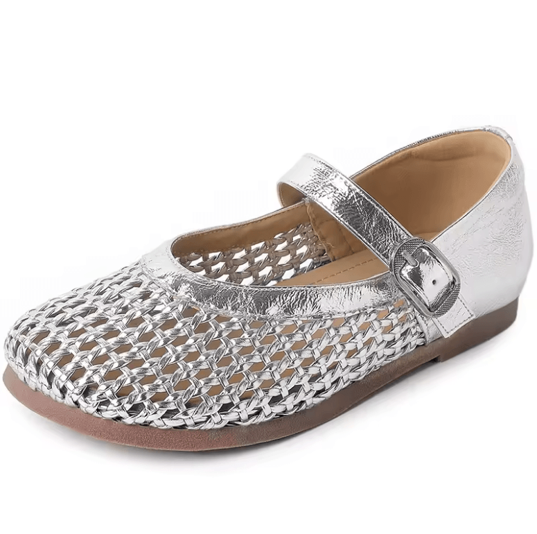 USS Shoes Milvia Women's Hollow Leather Round Toe Flats