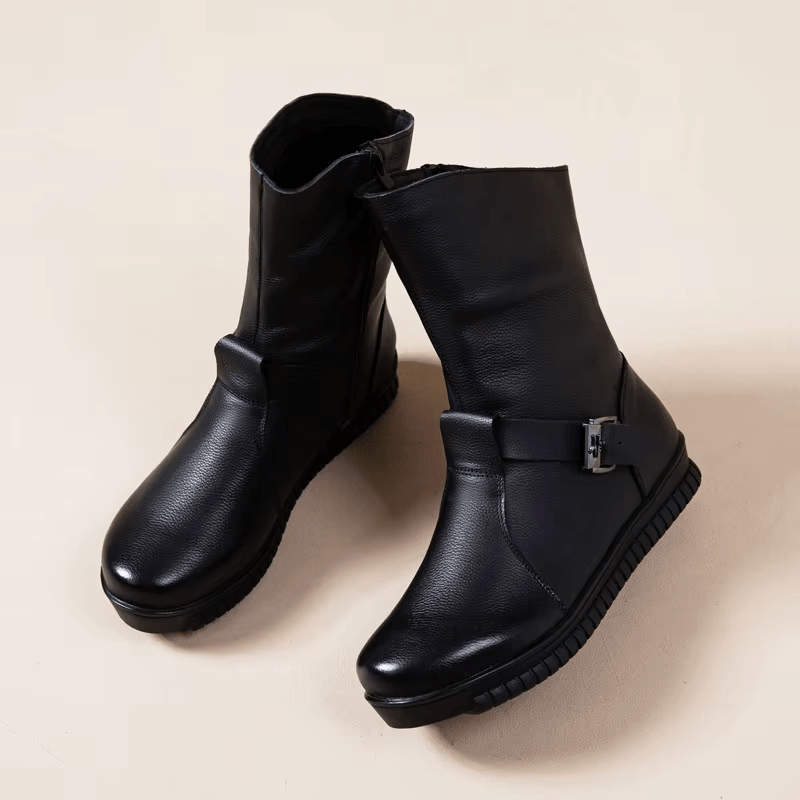 USS Shoes Minerva Women's Flat Leather Boots