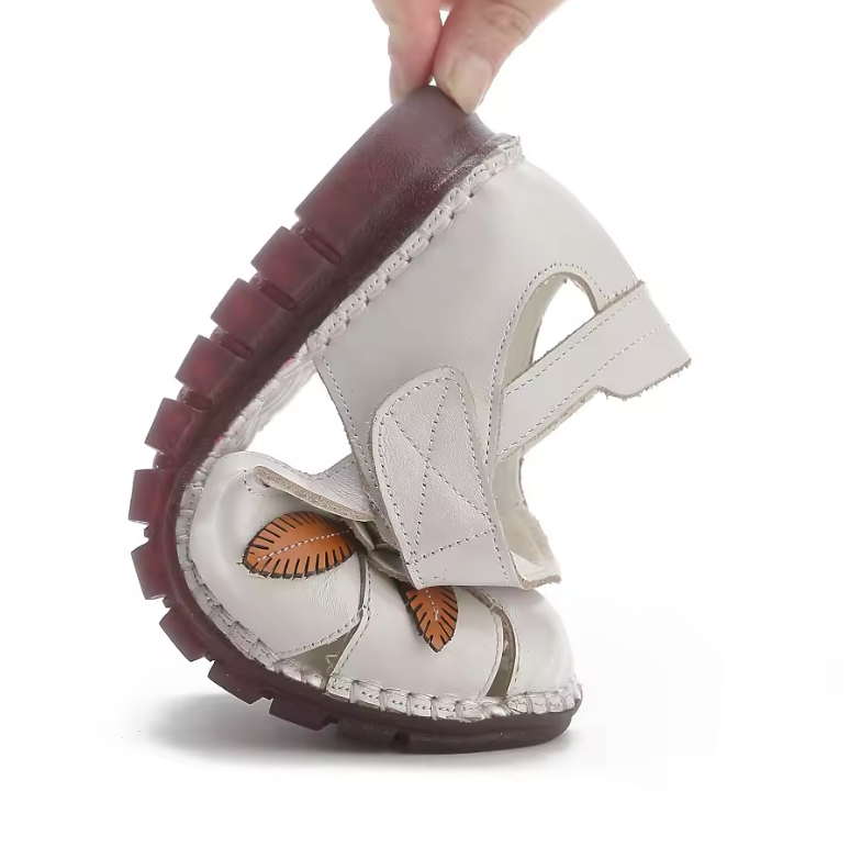 USS Shoes Moly Women's Leather Breathable Soft Flat Sandals - Luxuryurbanwear