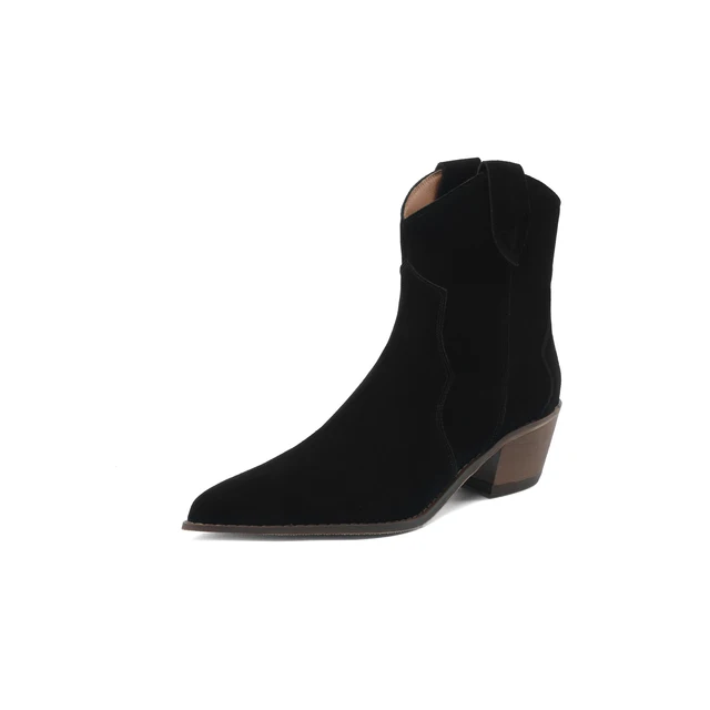USS Shoes Monica Women's Cowboy Booties - Luxuryurbanwear