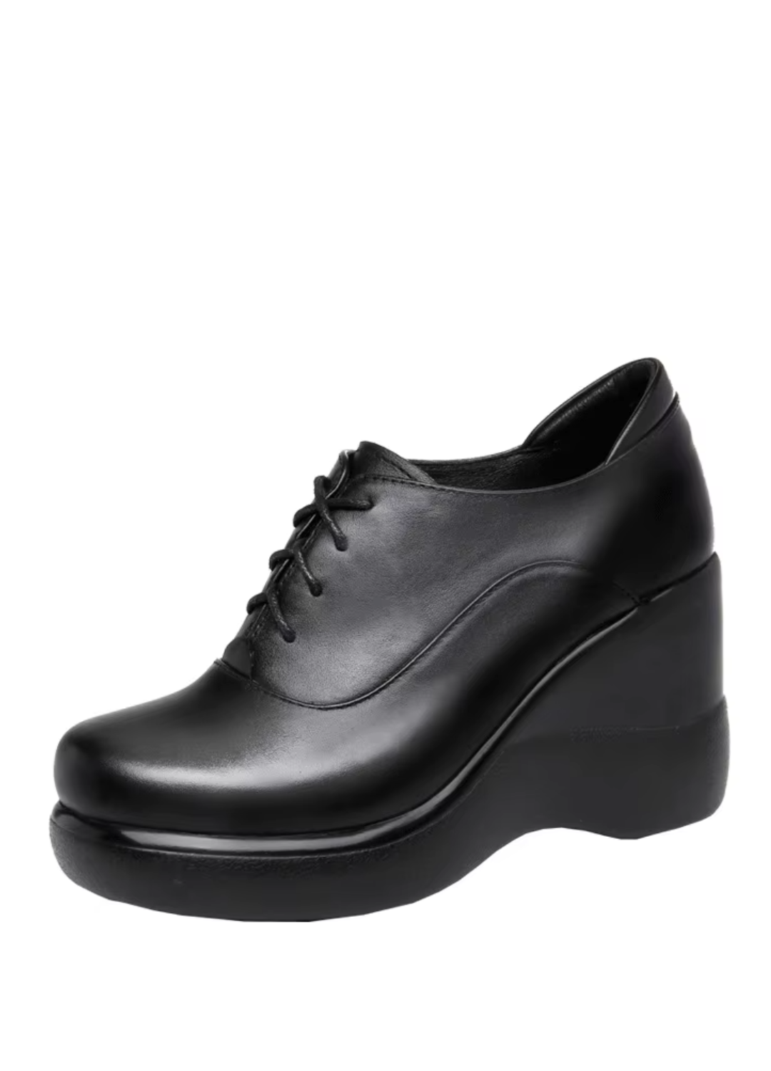 LUW Shoes Nahir Women's Wedges - Lace-Up High-Platform Street Wedges