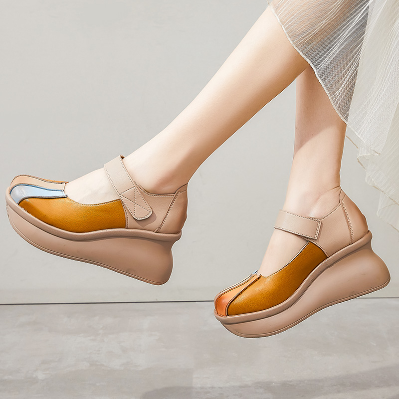 USS Shoes Nancy Women's Wedges Platform Shoes - Luxuryurbanwear