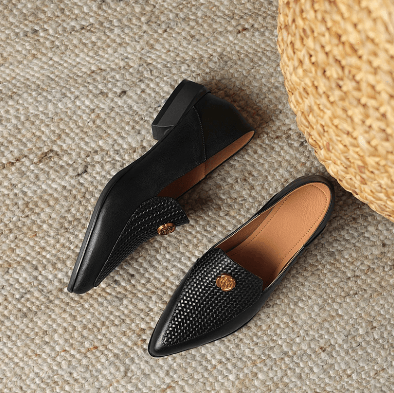 USS Shoes Nathalia Women's Pointed Toe Leather Pumps