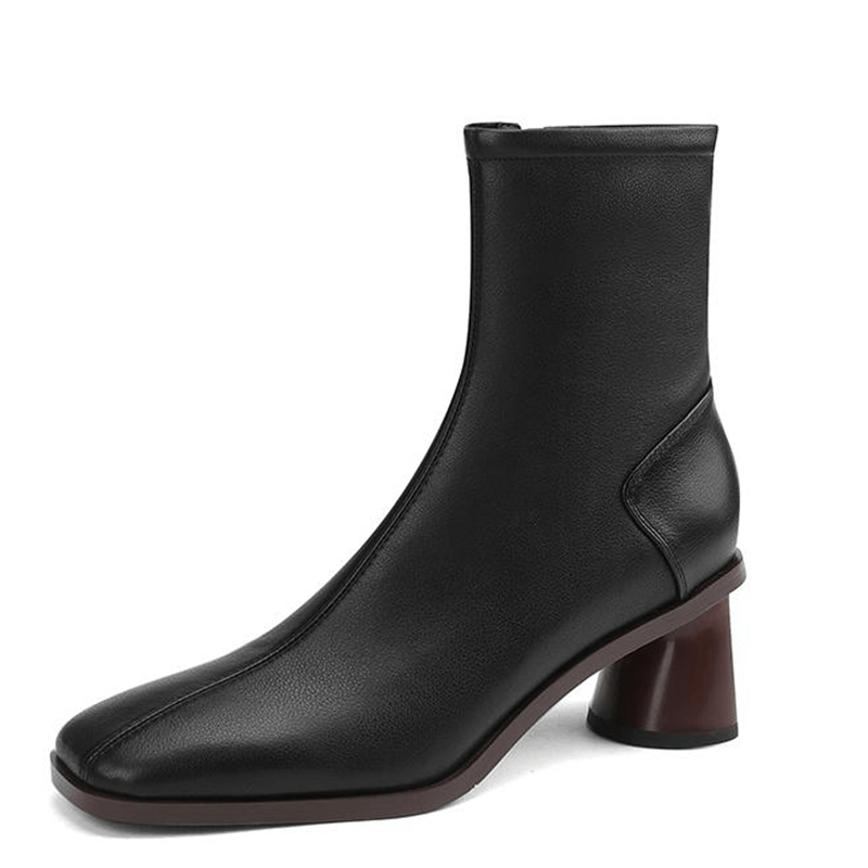 USS Shoes Nicandia Women's Autumn Leather Boots - Luxuryurbanwear