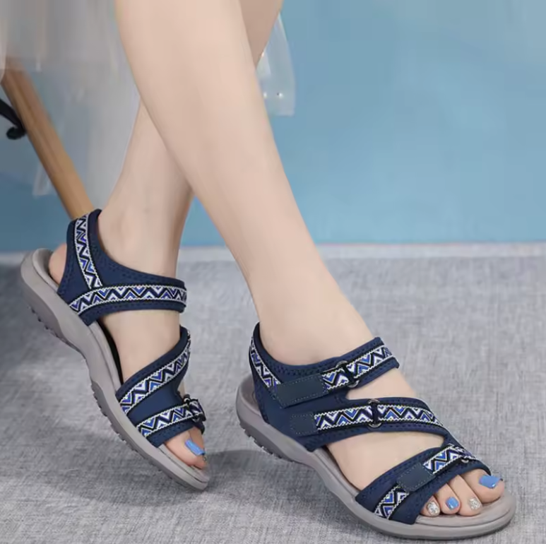 USS Shoes Nina Women's Non-Slip Open Toe Outdoor Flats Sandals
