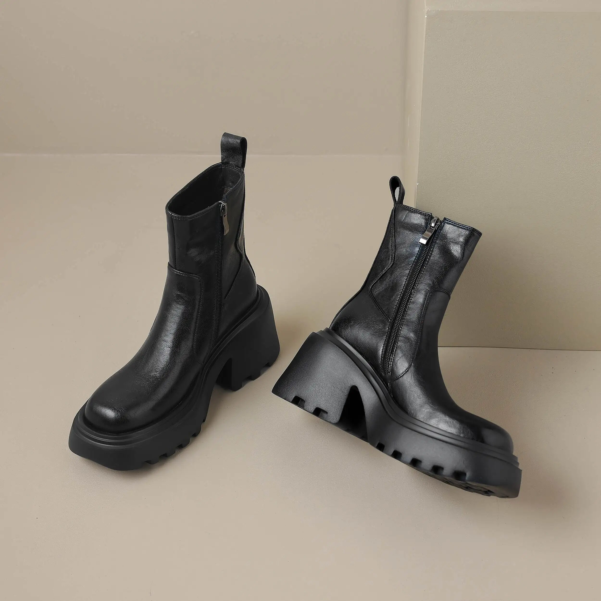 USS Shoes Noe Women's Ankle Leather Boots - Luxuryurbanwear