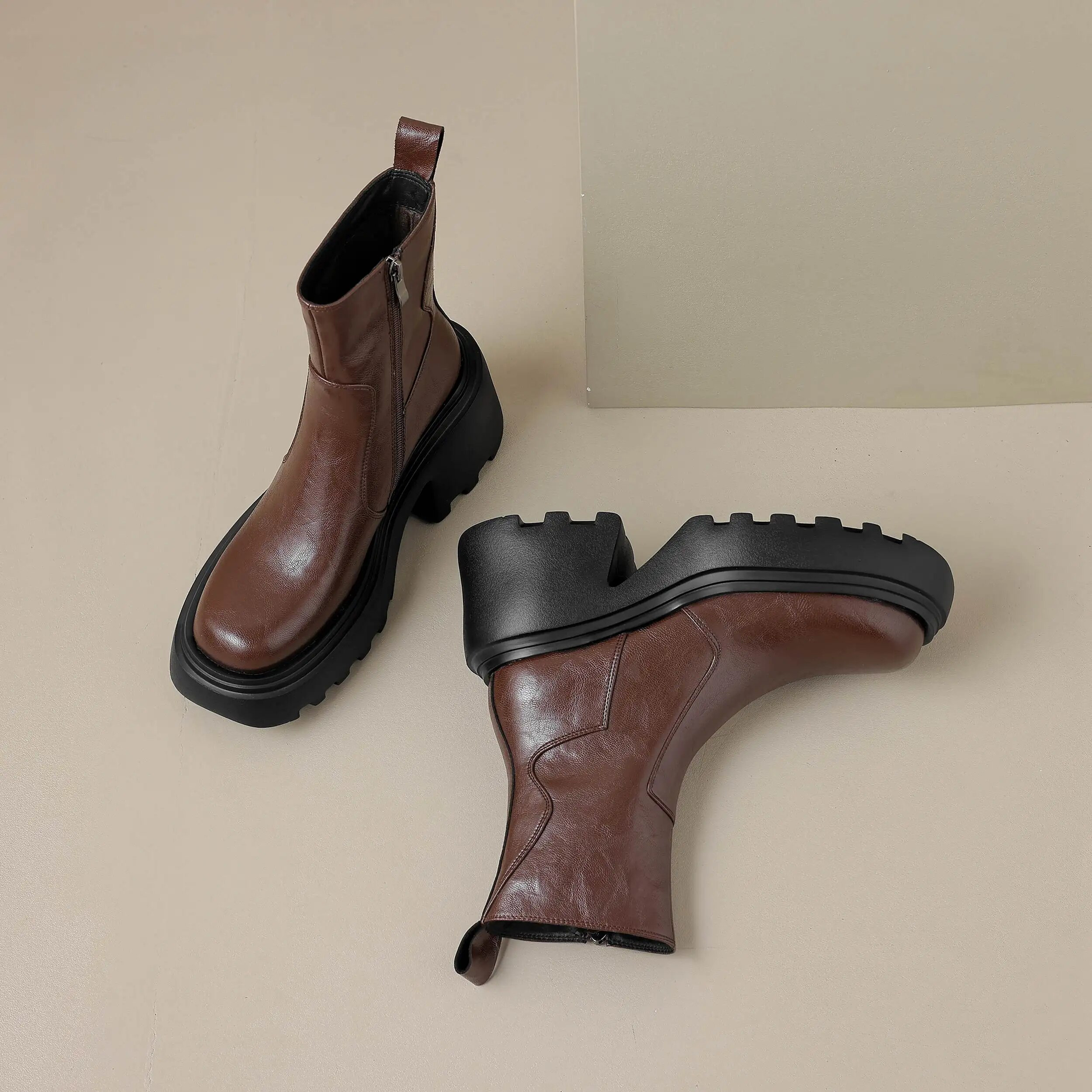 USS Shoes Noe Women's Ankle Leather Boots - Luxuryurbanwear