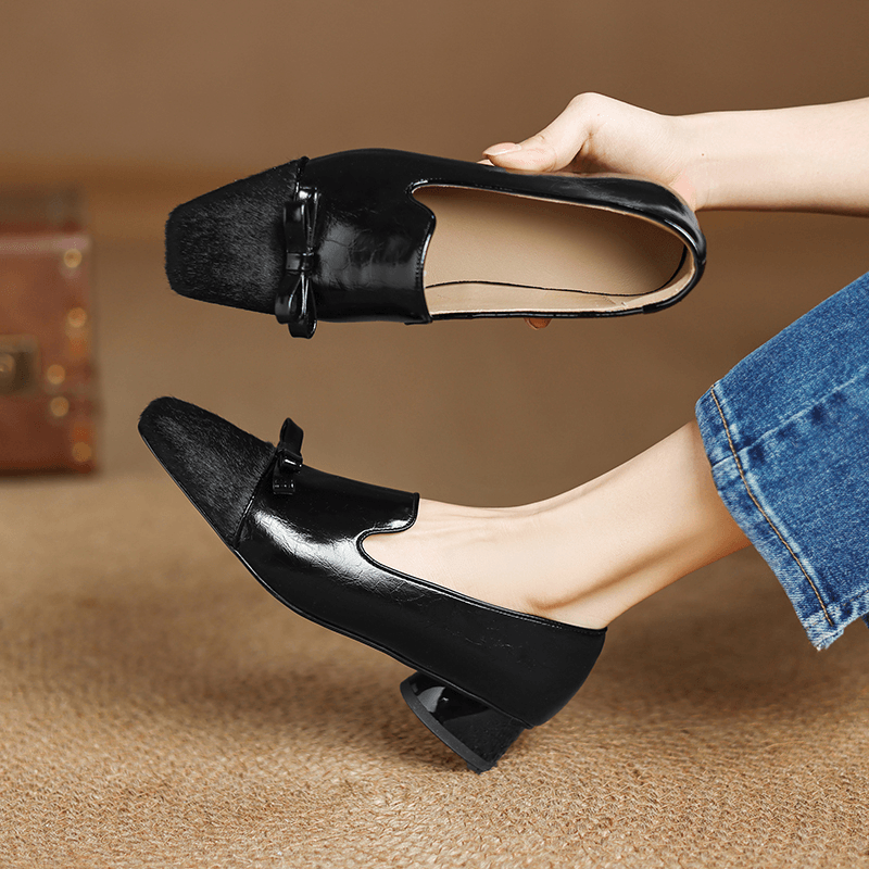 USS Shoes Nohemi Women's Handmade Butterfly Knot Pumps