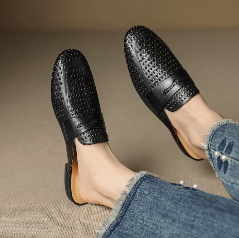 USS Shoes Nory Women's Breathable Soft Leather Mules