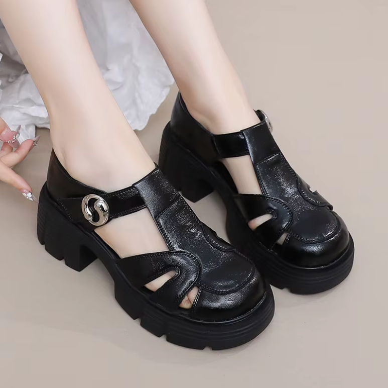 USS Shoes Olaya Women's Versatile Platform Roman Sandals - Luxuryurbanwear