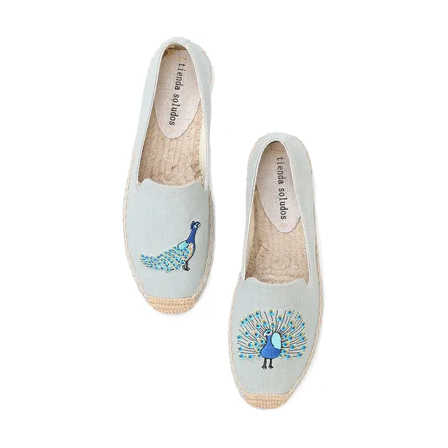 USS Shoes Olga Women's Embroidery Espadrilles - Luxuryurbanwear