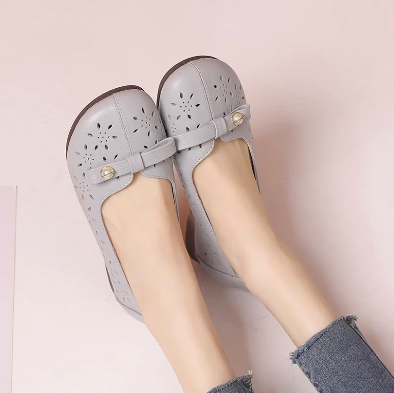 USS Shoes Olga Women's Hollow Out Ballet Flats - Luxuryurbanwear