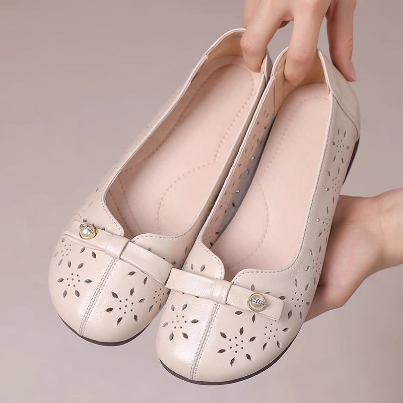 USS Shoes Olga Women's Hollow Out Ballet Flats - Luxuryurbanwear