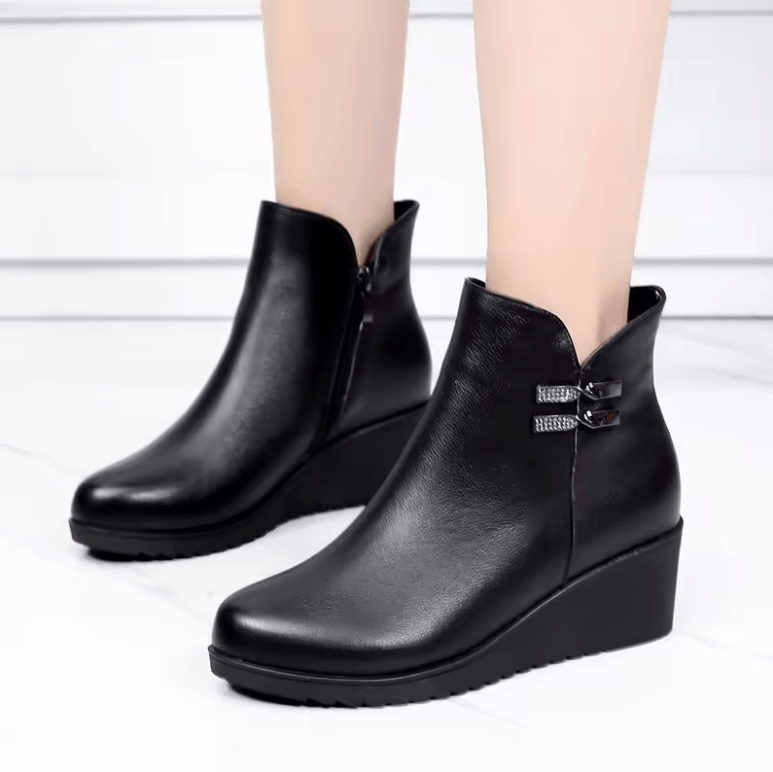 USS Shoes Oliver Women's Wedges Platform Ankle Boots