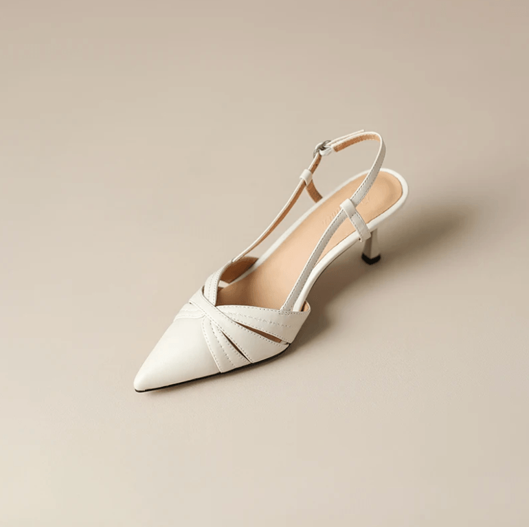 USS Shoes Olivia Women's Leather Pointed Toe Dress Sandals