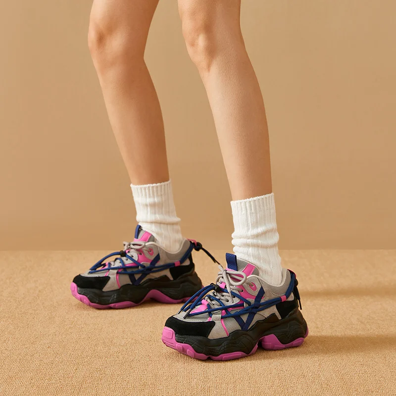 USS Shoes Oluche Women's Lace Up Sneakers - Luxuryurbanwear