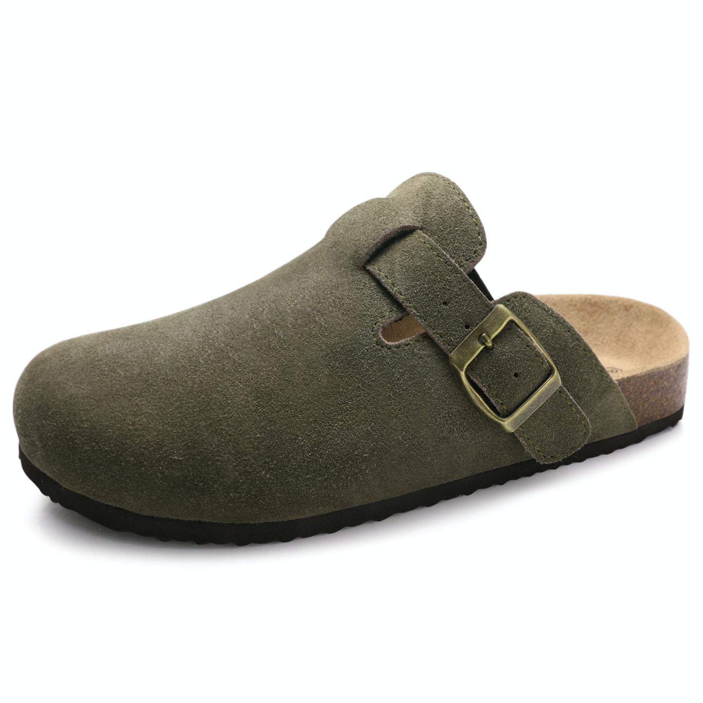 USS Shoes Oriana Women's Classic Suede Cork Clogs - Luxuryurbanwear