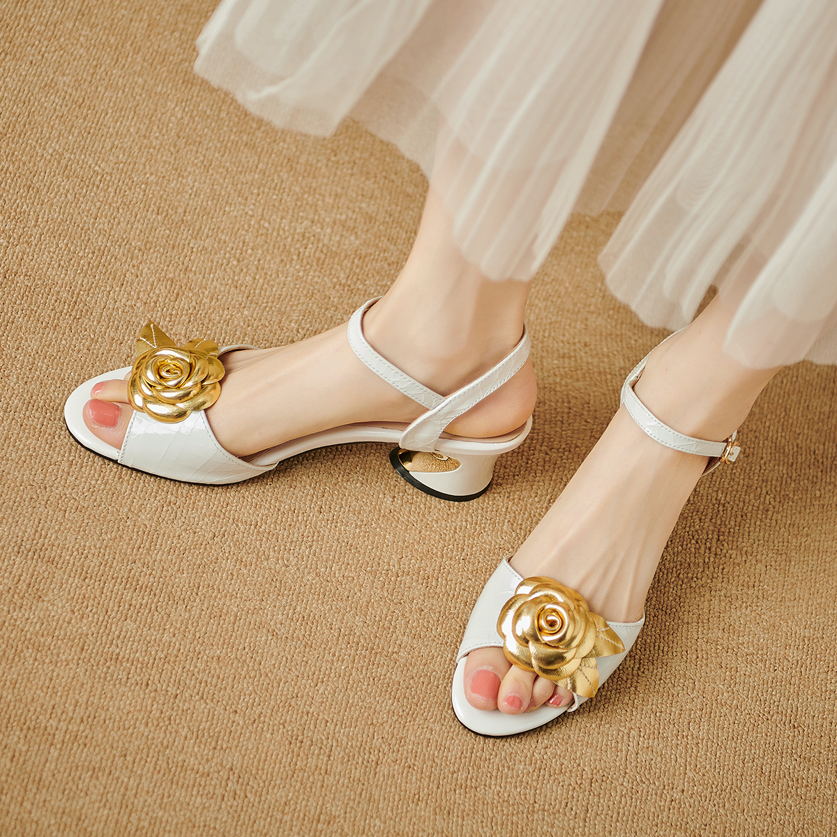 USS Shoes Oriana Women's Genuine Leather Dress Sandals - Luxuryurbanwear