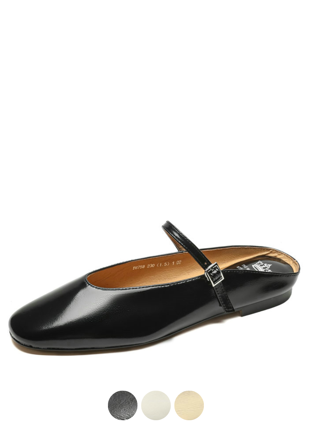 USS Shoes Oriana Women's Leather Summer Flat Mules - Luxuryurbanwear