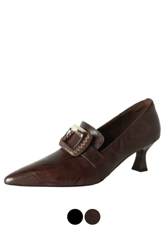 USS Shoes Oriana Women's Pointed Toe Mid Heel Dress Pumps