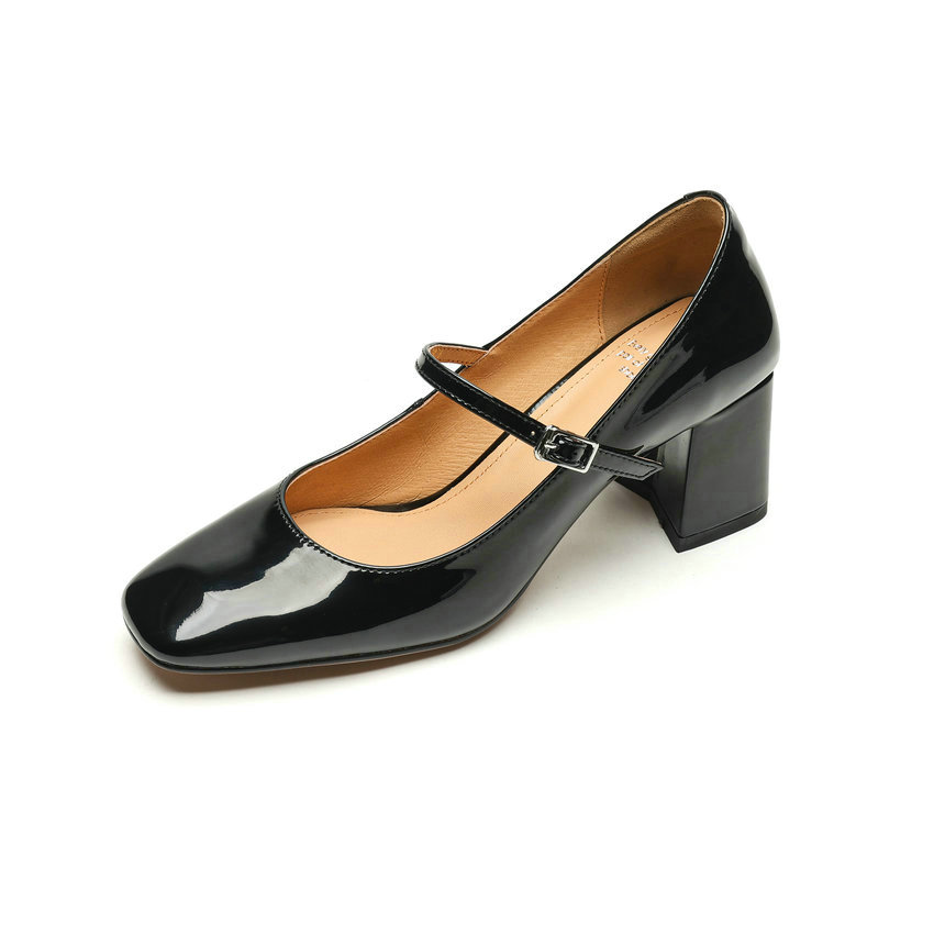 USS Shoes Paquita Women's Square Toe Pumps - Luxuryurbanwear