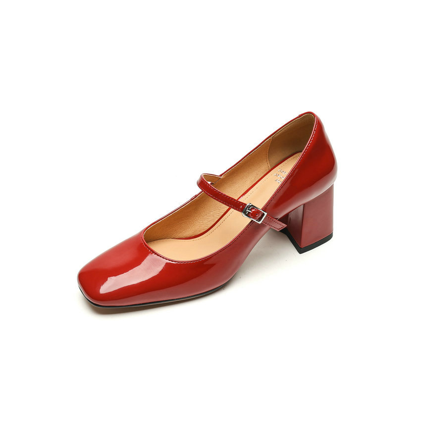 USS Shoes Paquita Women's Square Toe Pumps - Luxuryurbanwear